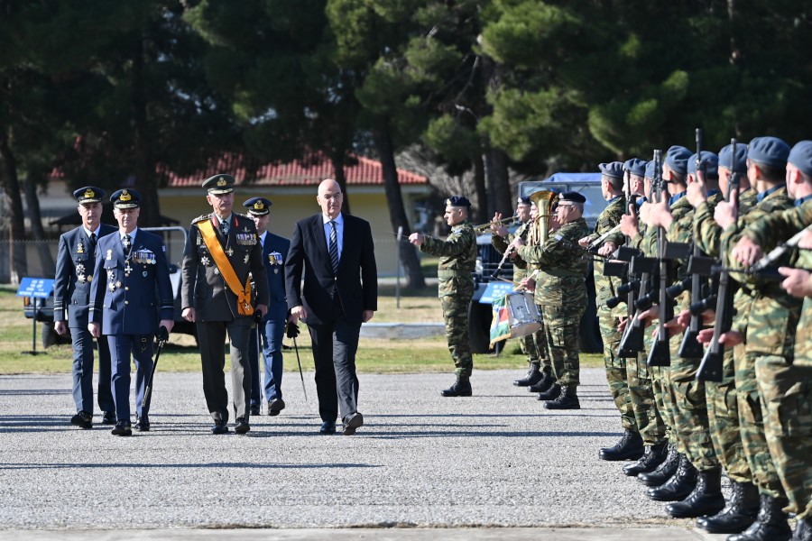 Λάρισα: παρουσία Δένδια η τελετή παράδοσης-παραλαβής καθηκόντων αρχηγού Τακτικής Αεροπορίας