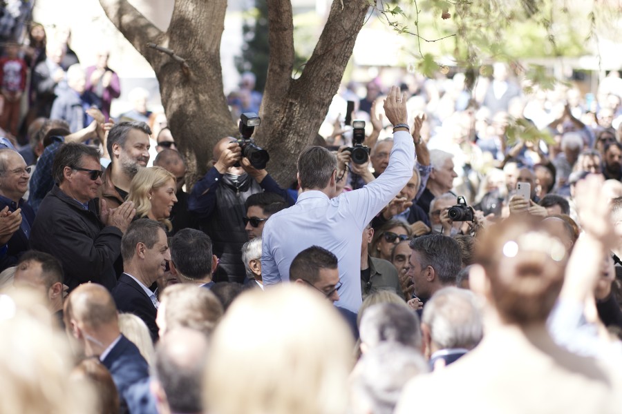 Μητσοτάκης από Μοσχάτο: Μόνο η ΝΔ εγγυάται ασφάλεια στον τόπο