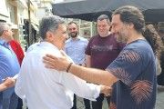 Θερμή υποδοχή του Γιώργου Αυτιά  στην Ημαθία όπου περιόδευσε